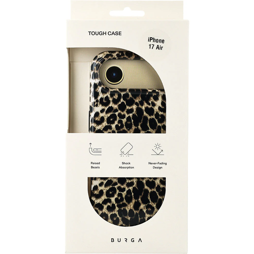 Handyhülle für iPhone Air, Burga Player Tough Magnetic, Braun mit Leopardenmuster - Image 6