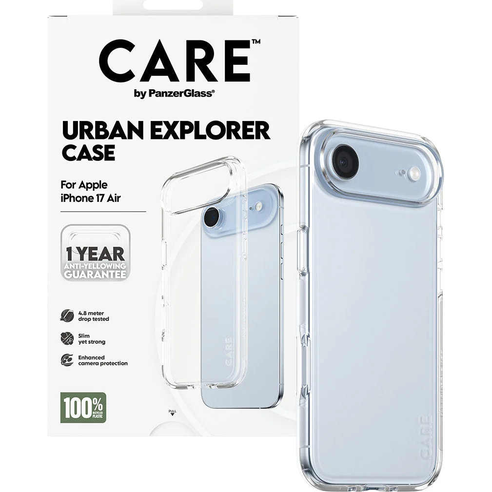 Handyhülle für iPhone Air, CARE by PanzerGlass Flagship Urban Explorer, Transparent - Image 5