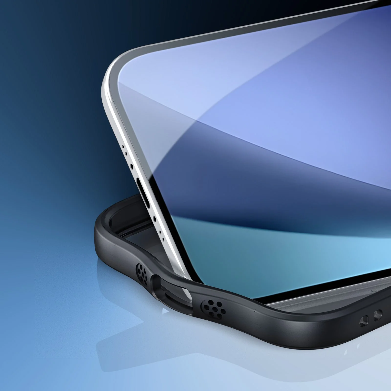 Handyhülle für iPhone Air, Dux Ducis Aimo, Transparent mit schwarzen Rahmen - Image 13