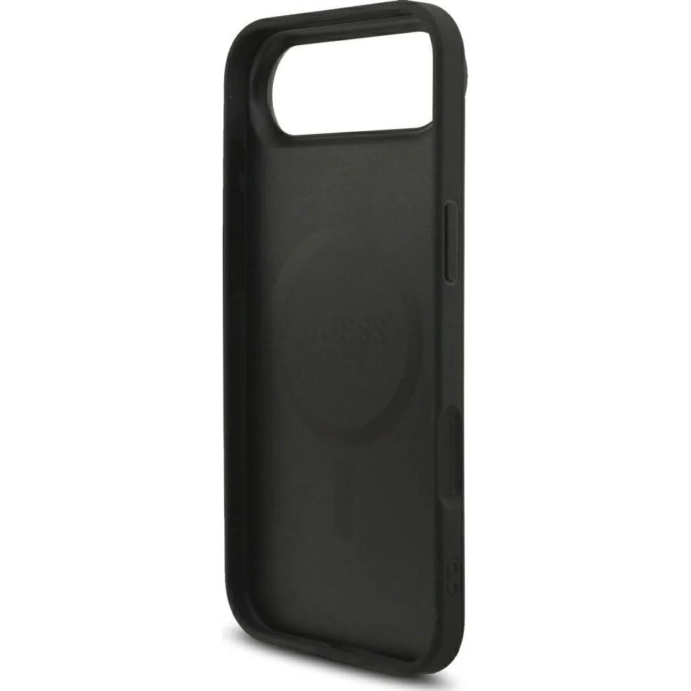 Handyhülle für iPhone Air, Guess 4G Strap Triangle Logo MagSafe, Schwarz - Image 6