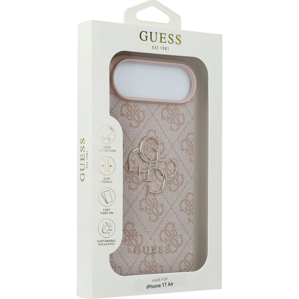Handyhülle für iPhone Air, Guess Hardcase 4G Big Metal Logo, Rosa - Image 6