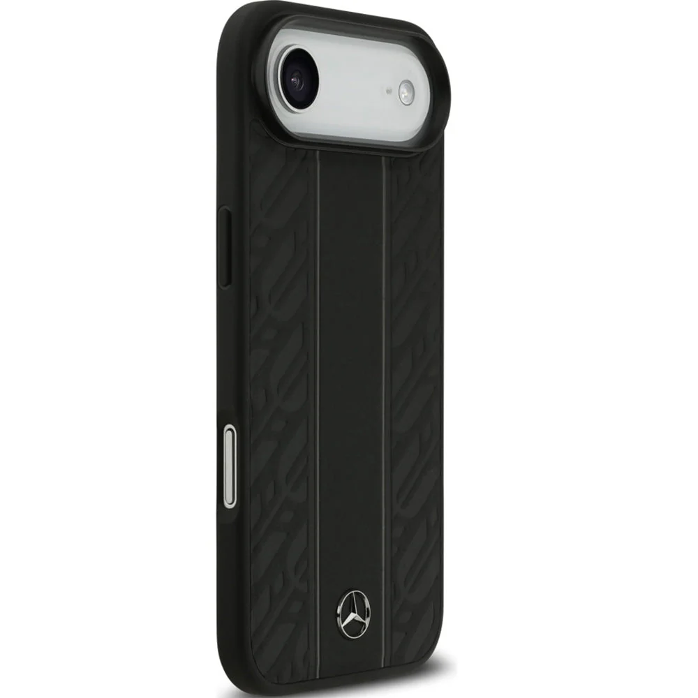 Handyhülle für iPhone Air, Mercedes-Benz Leather Laurel Leaves Stripes mit MagSafe, Schwarz - Image 8