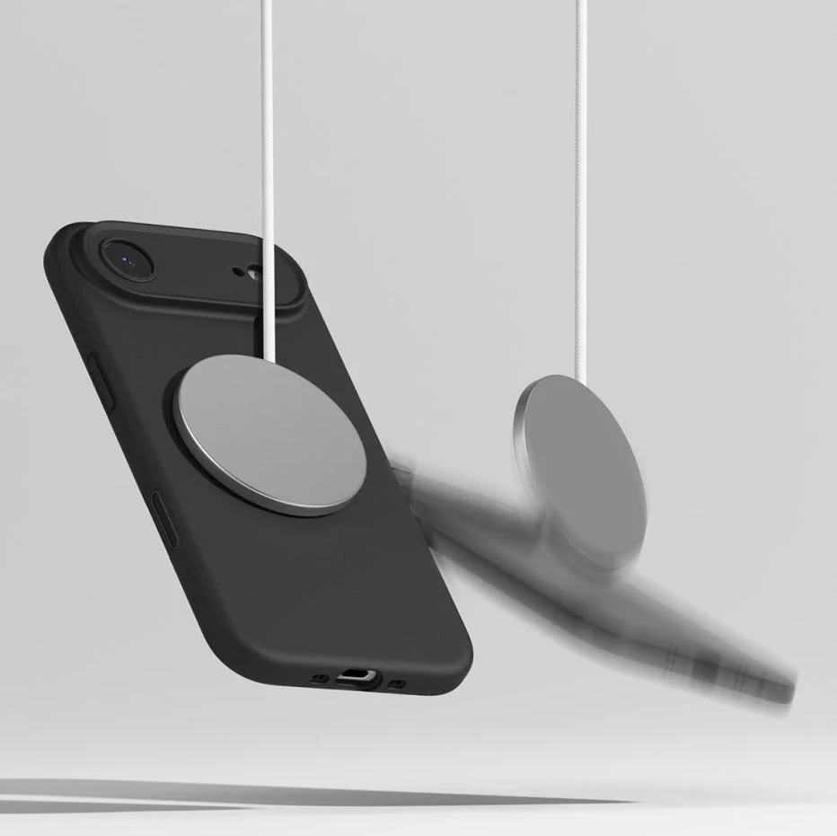 Handyhülle für iPhone Air, Ringke Silicone CC Magnetic mit MagSafe, Schwarz - Image 7