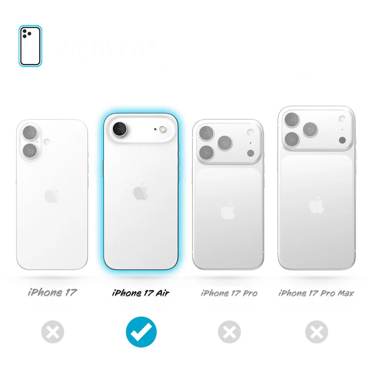 Handyhülle für iPhone Air, Speck Presidio Lux MagSafe, Blau mit Glitzer - Image 14