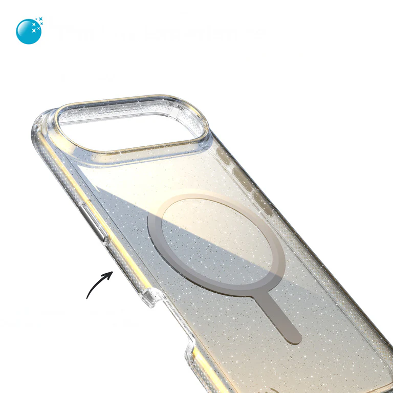 Handyhülle für iPhone Air, Speck Presidio Lux MagSafe, Blau mit Glitzer - Image 8