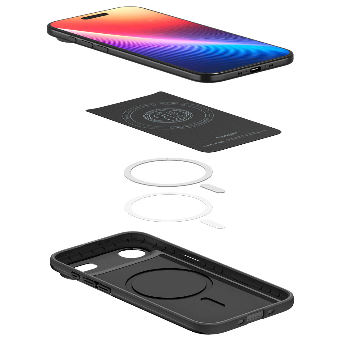 Handyhülle für iPhone Air, Spigen Thin Fit Mag mit MagSafe, Schwarz - Image 13