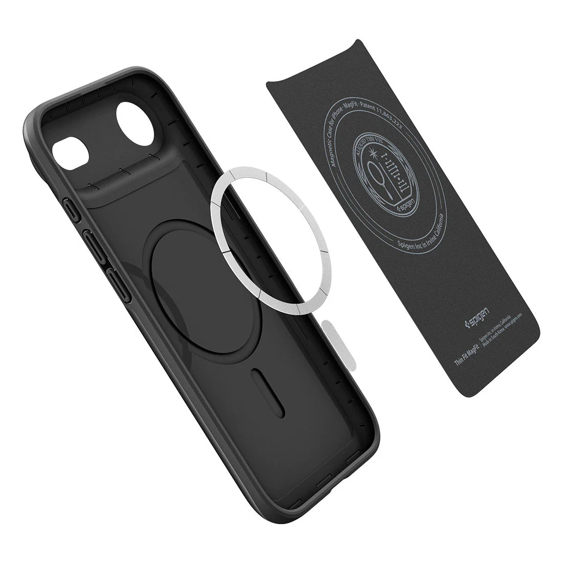 Handyhülle für iPhone Air, Spigen Thin Fit Mag mit MagSafe, Schwarz - Image 5