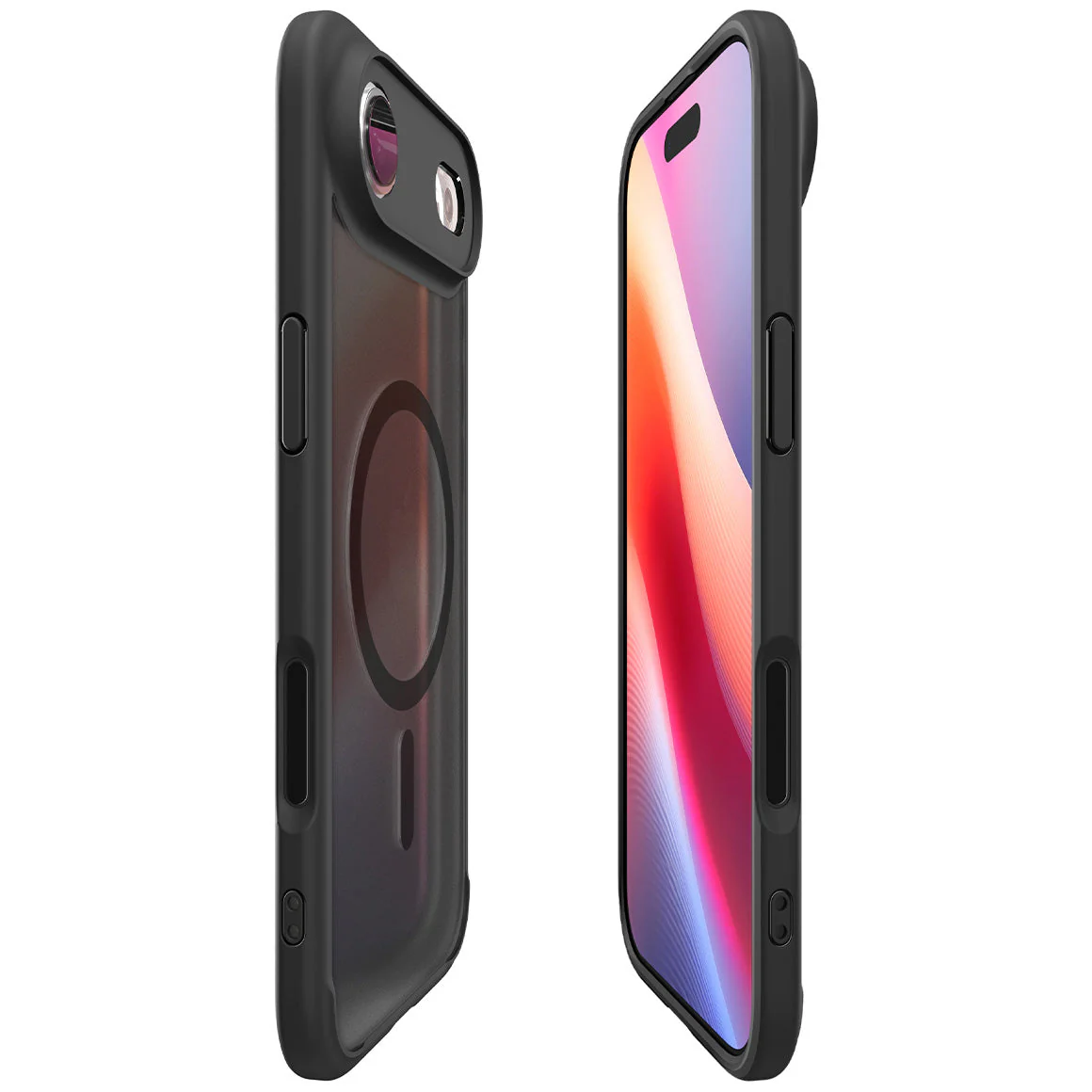 Handyhülle für iPhone Air, Spigen Ultra Hybrid Mag mit MagSafe, Durchscheinend-Schwarz - Image 2