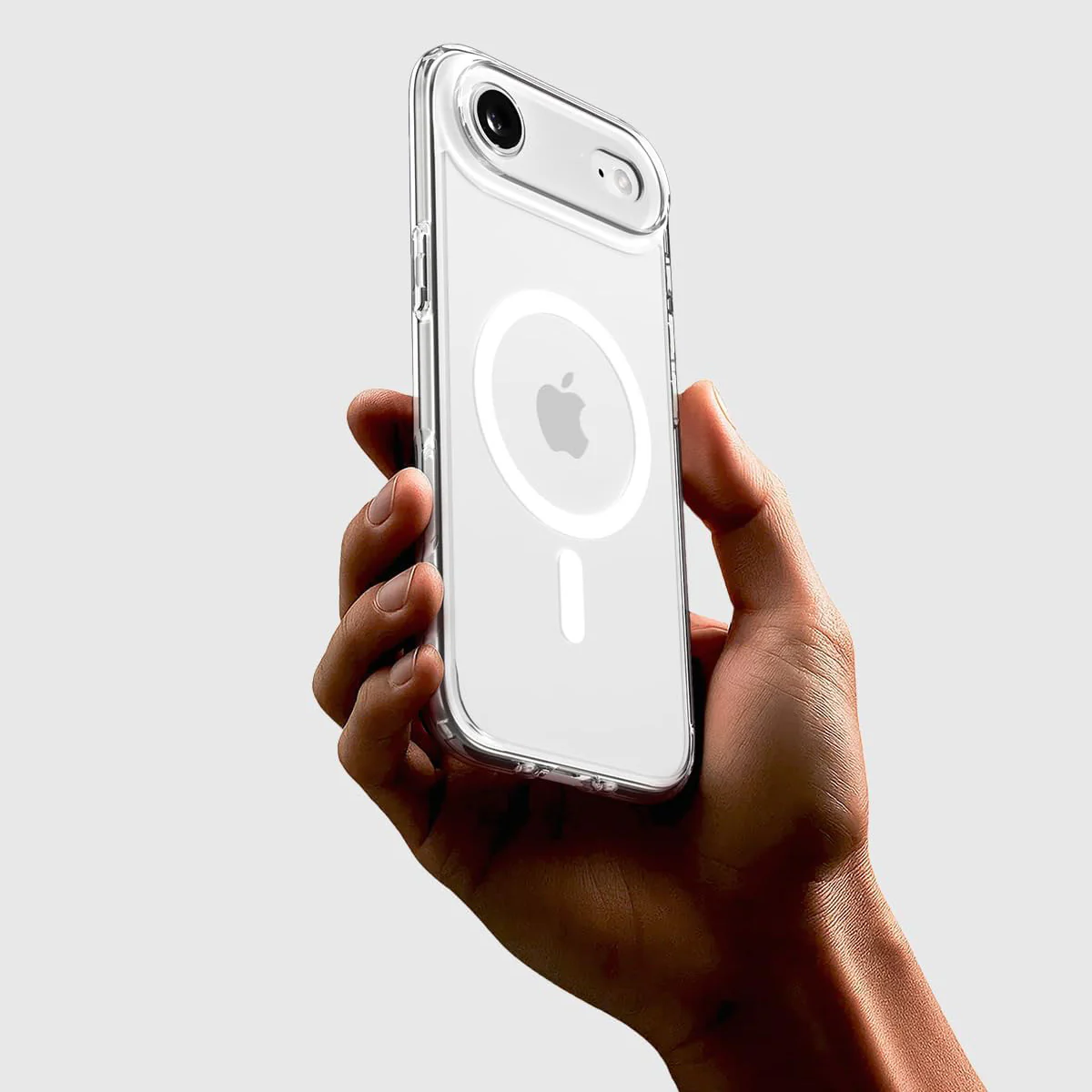 Handyhülle für iPhone Air, Spigen Ultra Hybrid Mag mit MagSafe, Transparent-Weiß - Image 14