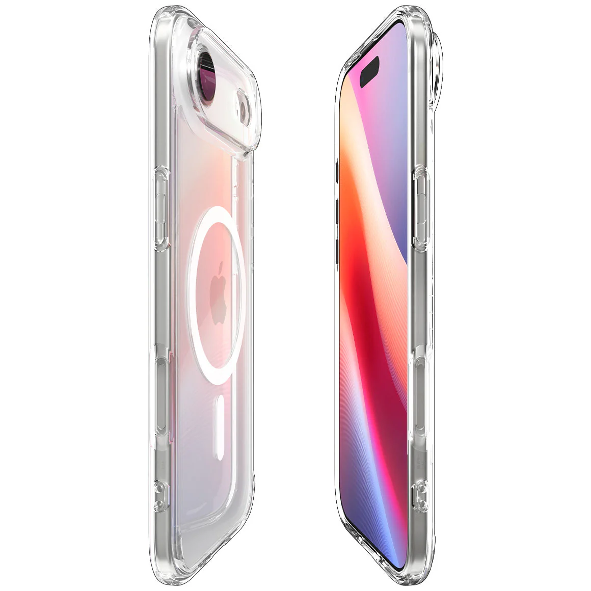 Handyhülle für iPhone Air, Spigen Ultra Hybrid Mag mit MagSafe, Transparent-Weiß - Image 2