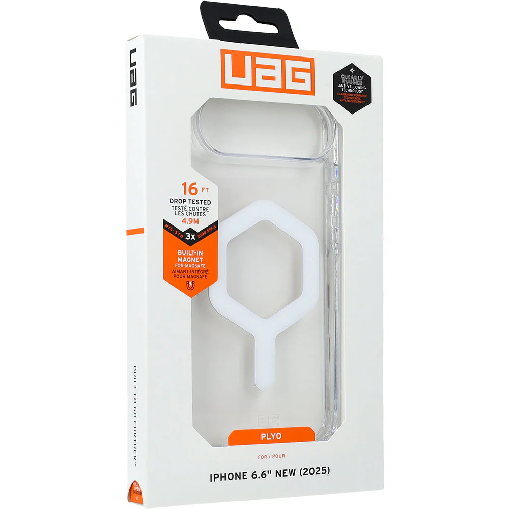 Handyhülle für iPhone Air, Urban Armor Gear Plyo Mag mit MagSafe, Transparent und Weiß - Image 6