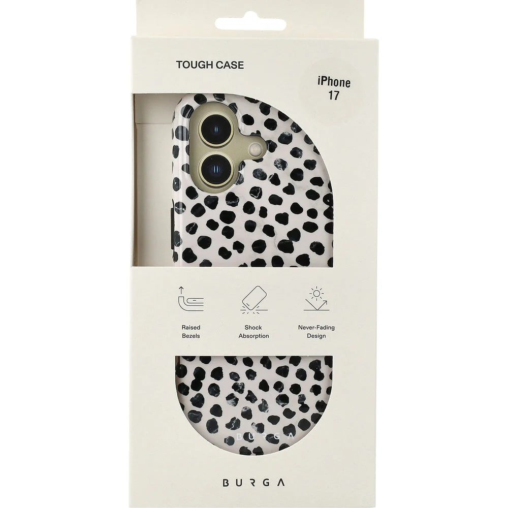 Handyhülle für iPhone 17, Burga Almond Latte Tough Magnetic, Beige mit schwarzen Punkten - Image 6