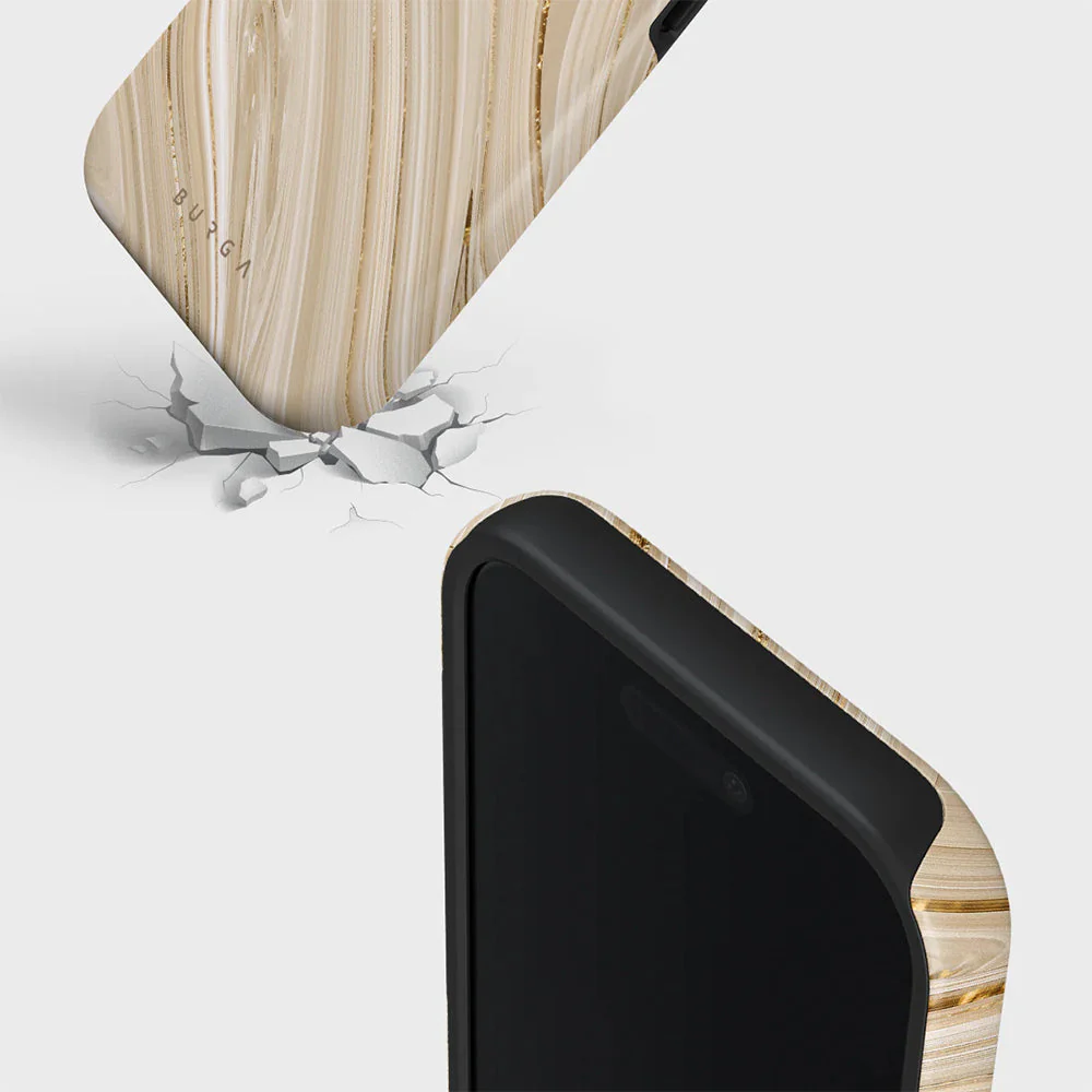 Handyhülle für iPhone 17, Burga Full Glam Tough Magnetic, Beige gemustert - Image 4