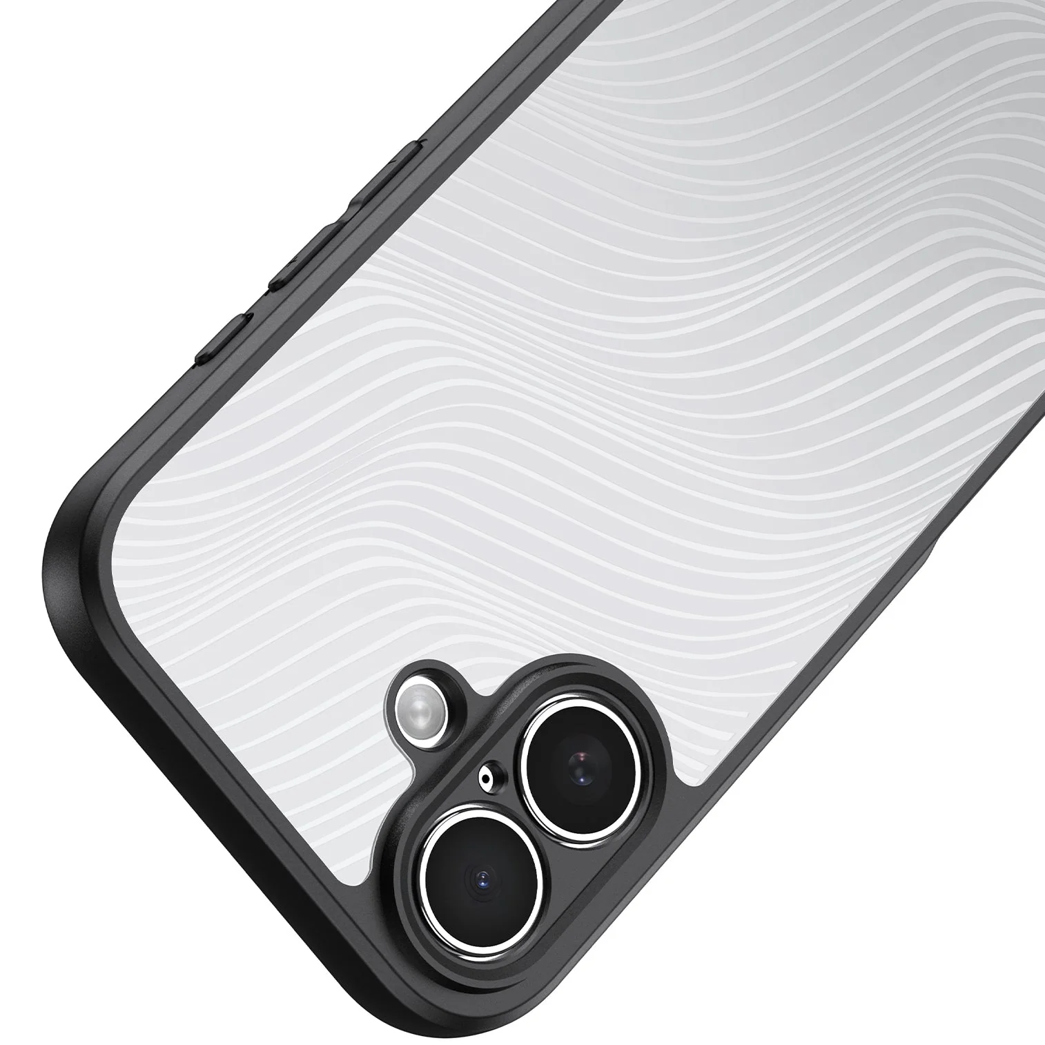 Handyhülle für iPhone 17, Dux Ducis Aimo, Transparent mit schwarzen Rahmen - Image 5