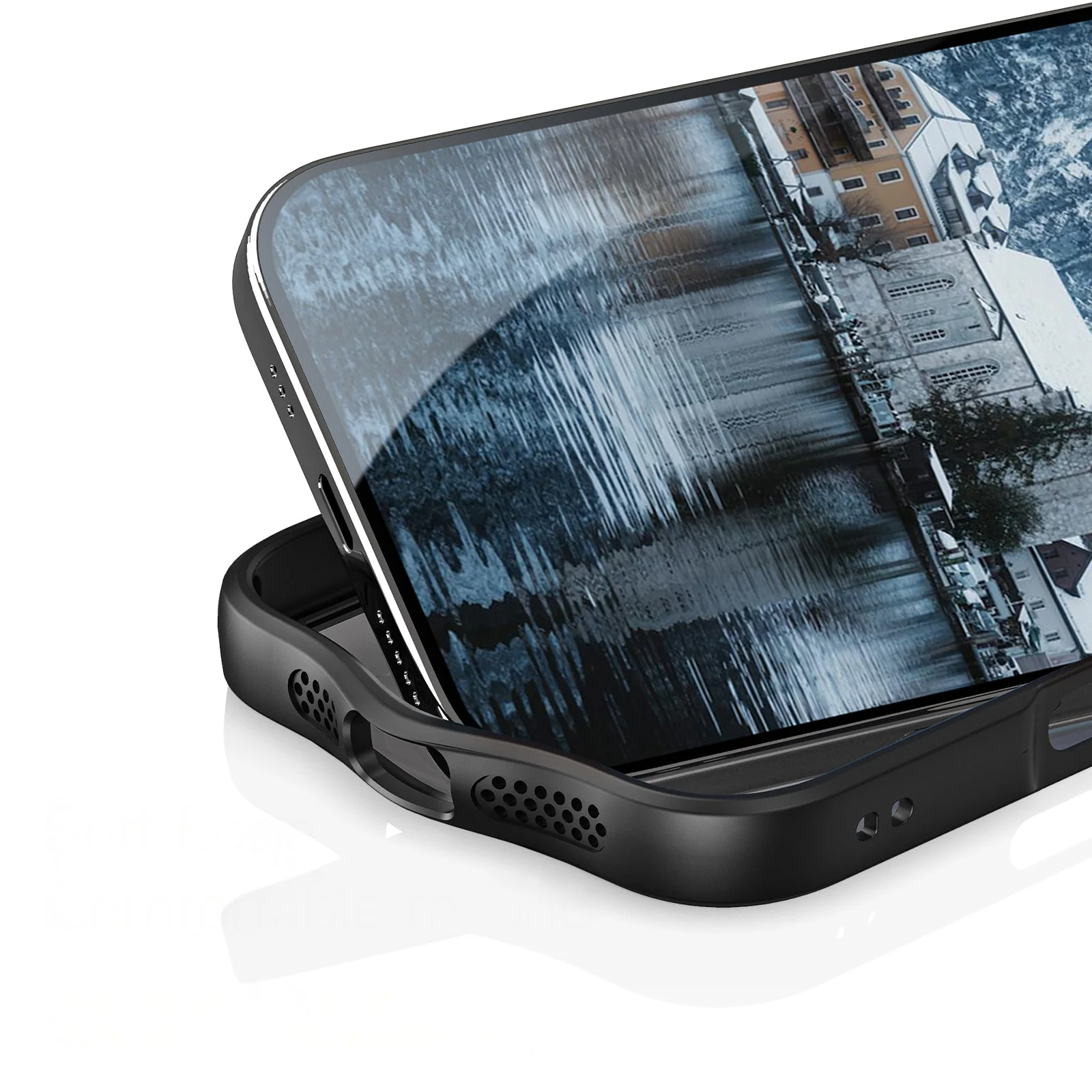 Handyhülle für iPhone 17, Dux Ducis Aimo, Transparent mit schwarzen Rahmen - Image 8