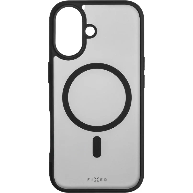 Handyhülle für iPhone 17, Fixed MagMisty mit MagSafe, Schwarz
