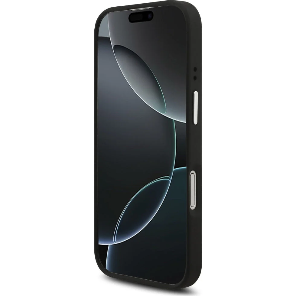 Handyhülle für iPhone 17, Guess Grained Big 4G Small Classic Logo, Schwarz - Image 5