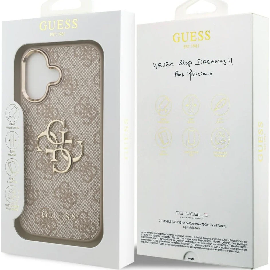 Handyhülle für iPhone 17, Guess Hardcase 4G Big 4G Classic Logo, Rosa - Image 8