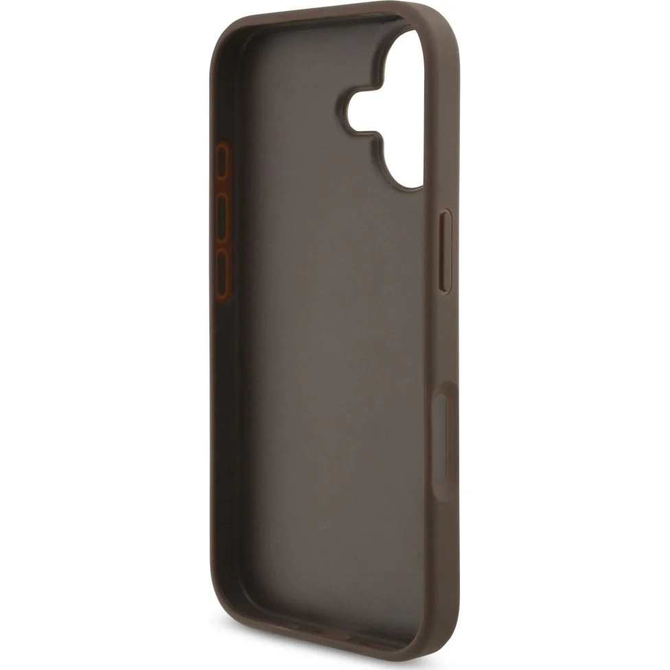 Handyhülle für iPhone 17, Guess Hardcase 4G Big Metal Logo, Braun - Image 2