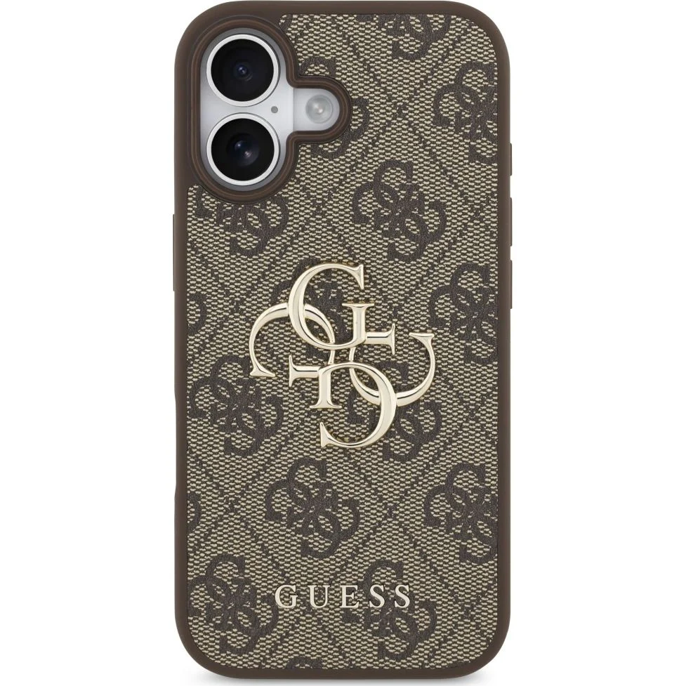 Handyhülle für iPhone 17, Guess Hardcase 4G Big Metal Logo, Braun - Image 3
