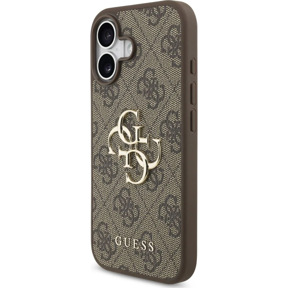 Handyhülle für iPhone 17, Guess Hardcase 4G Big Metal Logo, Braun - Image 4