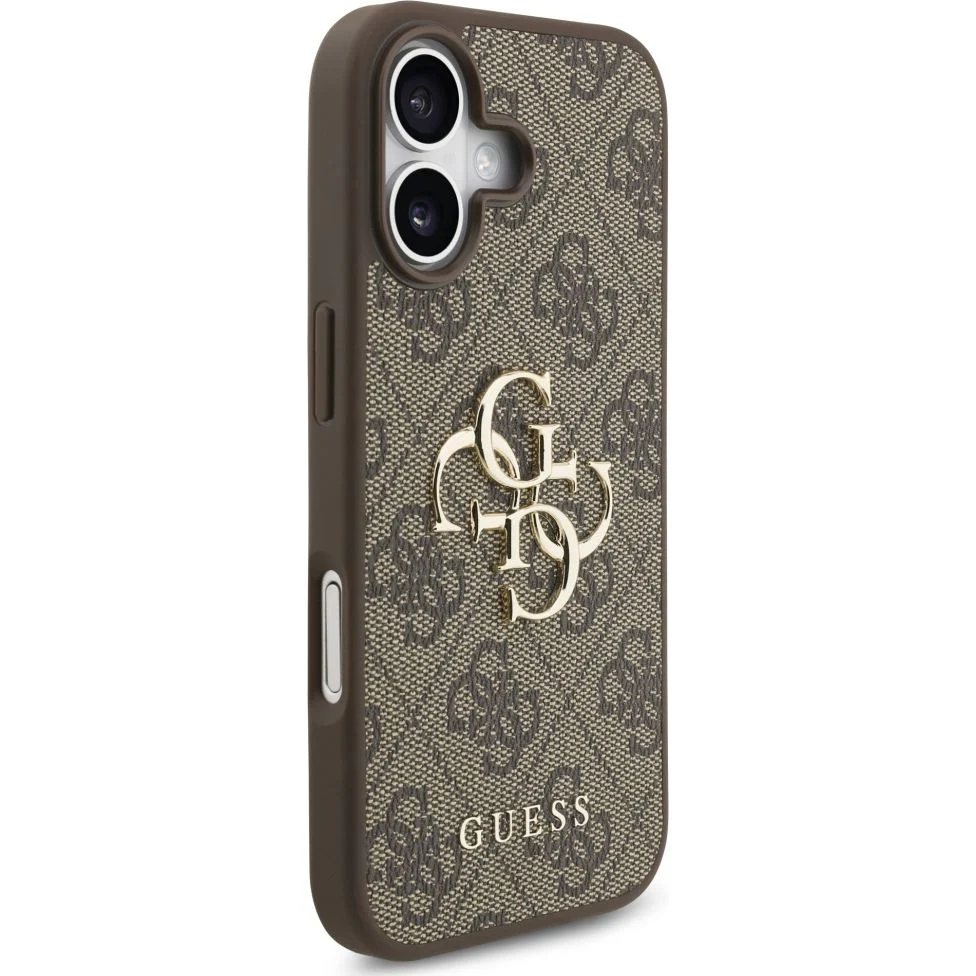 Handyhülle für iPhone 17, Guess Hardcase 4G Big Metal Logo, Braun - Image 5