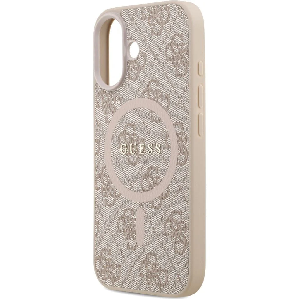 Handyhülle für iPhone 17, Guess Hardcase 4G Ring Classic Logo mit MagSafe, Rosa - Image 7