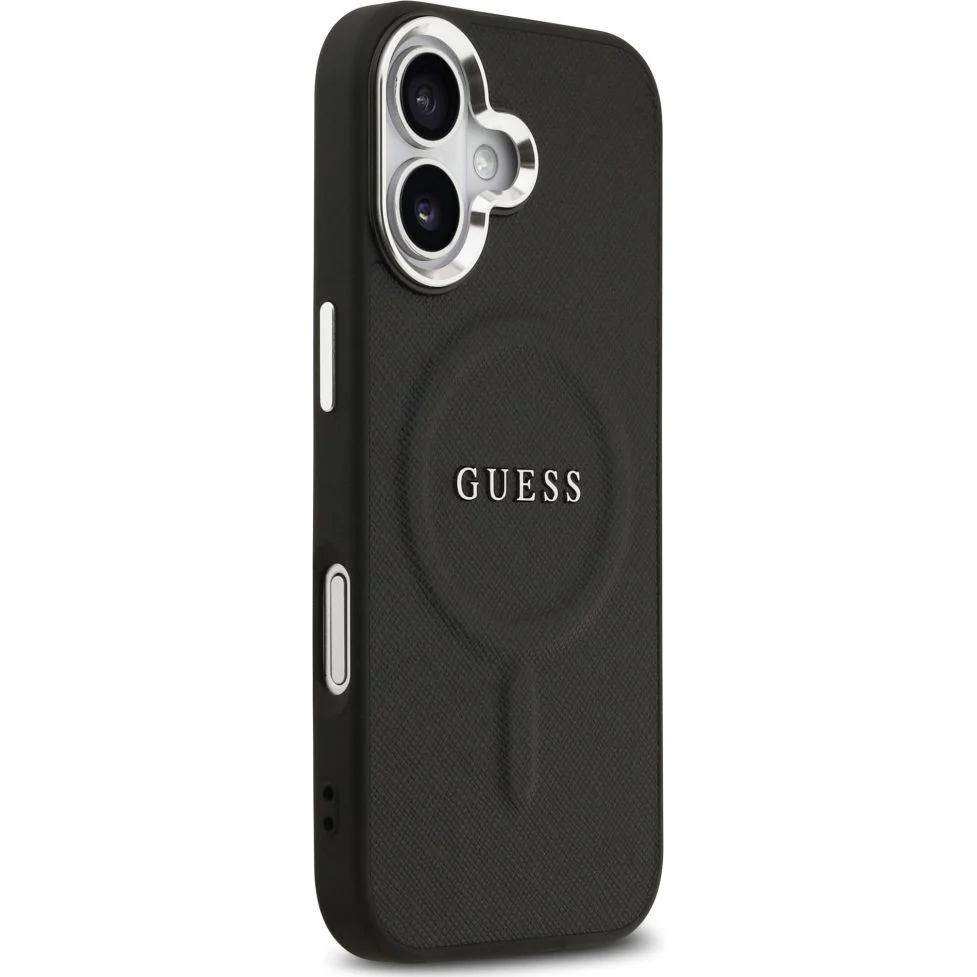 Handyhülle für iPhone 17, Guess Hardcase Classic Logo mit MagSafe, Schwarz - Image 4
