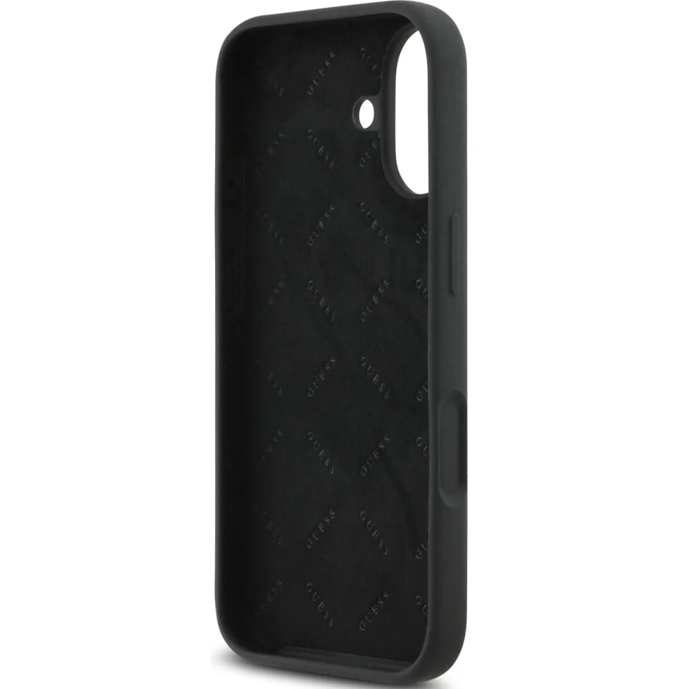 Handyhülle für iPhone 17, Guess Hardcase Silicone Big 4G Script, Schwarz - Image 7