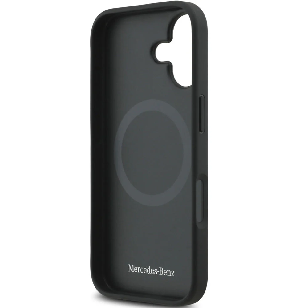 Handyhülle für iPhone 17, Mercedes-Benz Leather Laurel Leaves Stripes mit MagSafe, Schwarz - Image 7