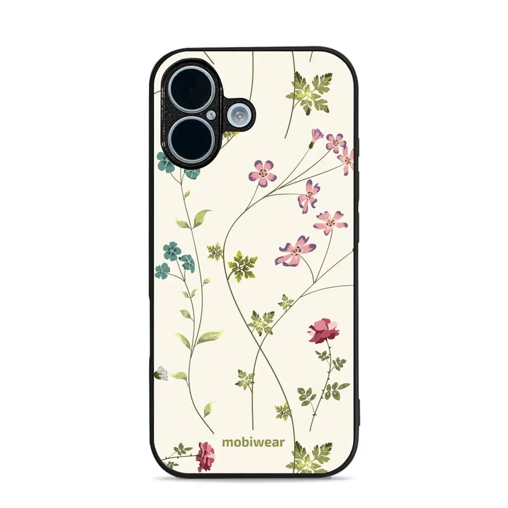 Handyhülle für iPhone 17, Mobiwear Glossy Case, Idyllische Blüte