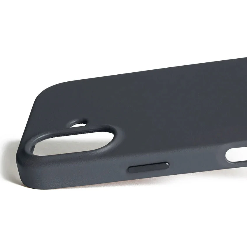 Handyhülle für iPhone 17, Mujjo Full Leather Case für MagSafe, Grau - Image 6