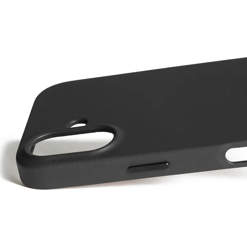 Handyhülle für iPhone 17, Mujjo Full Leather Case für MagSafe, Schwarz - Image 6