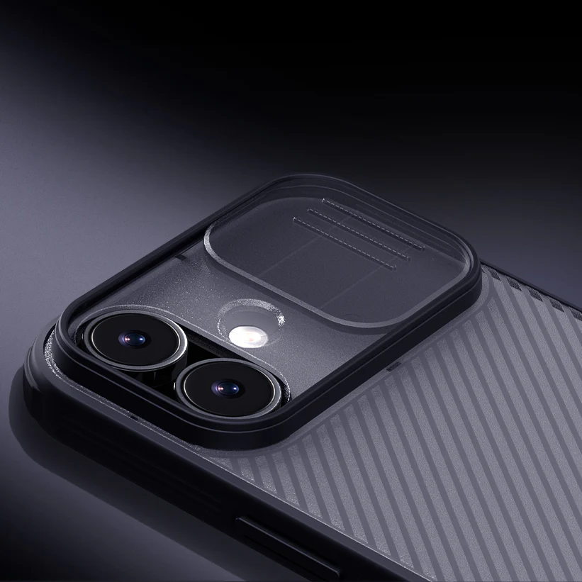 Handyhülle für iPhone 17, Nillkin CamShield Pro, Durchscheinend-Schwarz - Image 9