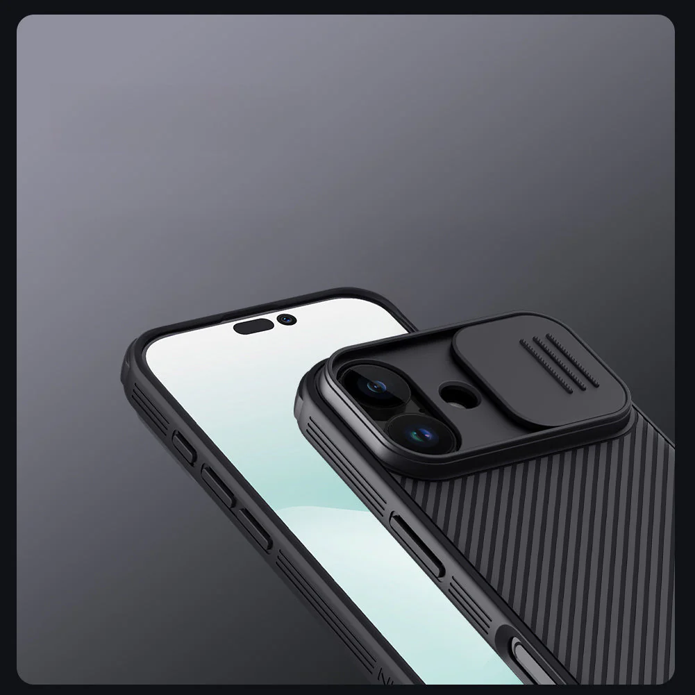 Handyhülle für iPhone 17, Nillkin CamShield Pro, Schwarz - Image 9