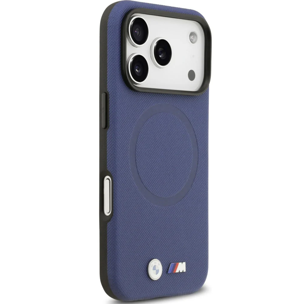 Handyhülle für iPhone 17 Pro, BMW HardCase M FW Metal Logo mit MagSafe, Dunkelblau - Image 5