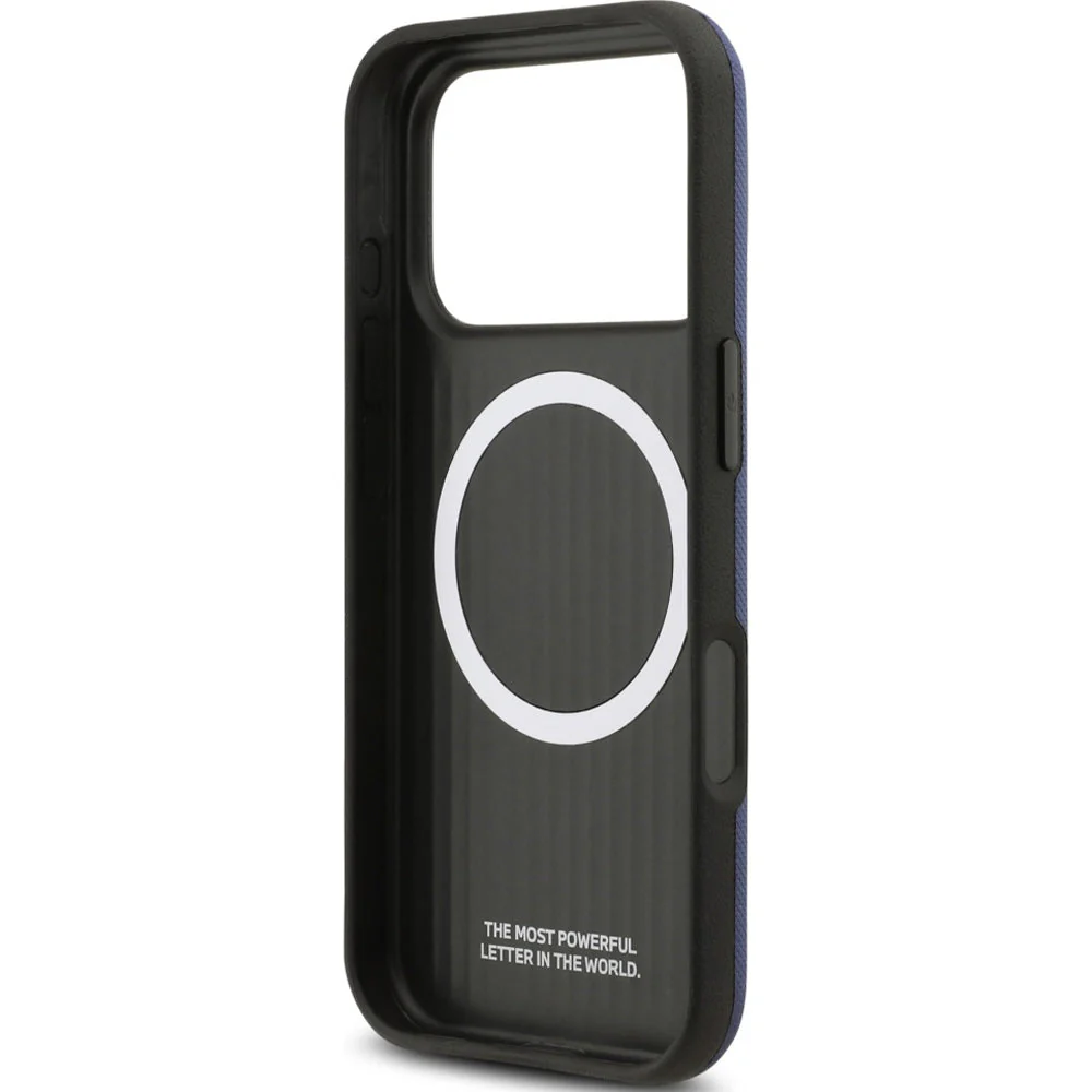 Handyhülle für iPhone 17 Pro, BMW HardCase M FW Metal Logo mit MagSafe, Dunkelblau - Image 8