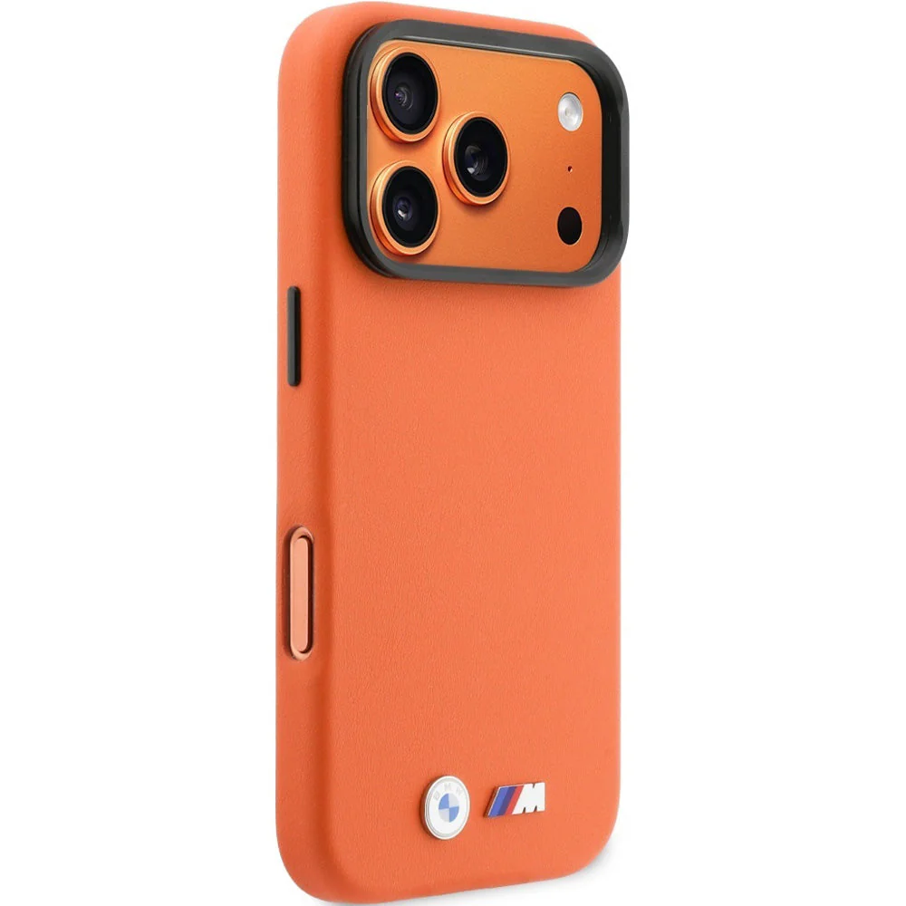 Handyhülle für iPhone 17 Pro, BMW HardCase M Metal Logo mit MagSafe, Orange - Image 5