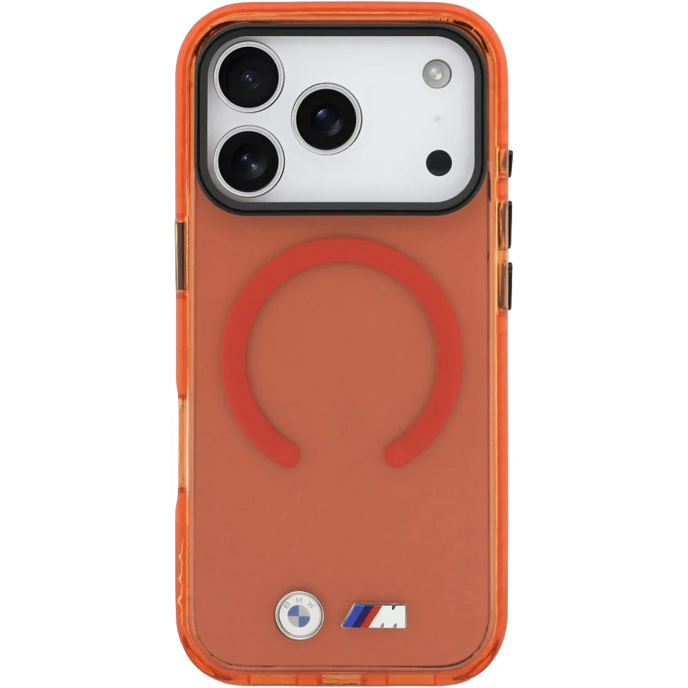 Handyhülle für iPhone 17 Pro, BMW IML Print Shockproof mit MagSafe, Orange - Image 3