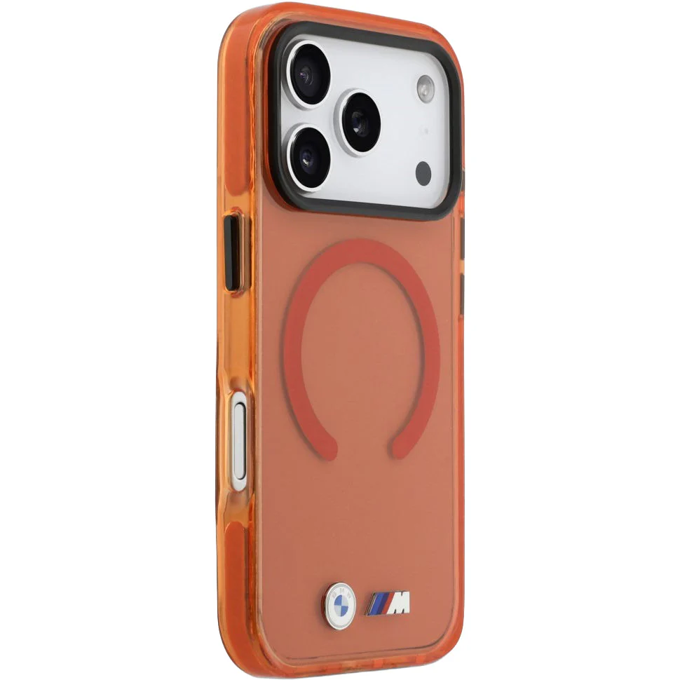 Handyhülle für iPhone 17 Pro, BMW IML Print Shockproof mit MagSafe, Orange - Image 4
