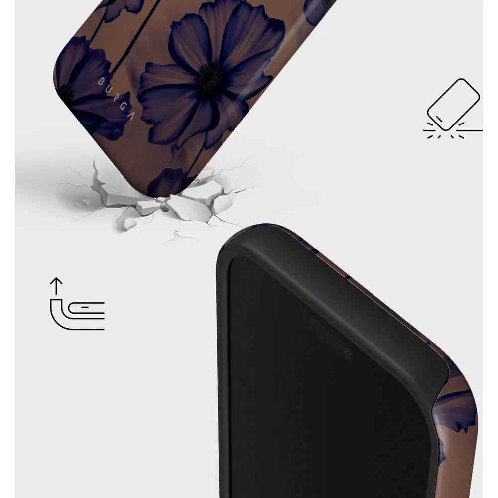 Handyhülle für iPhone 17 Pro, Burga Velvet Night Tough Magnetic, Braun und marineblau - Image 5