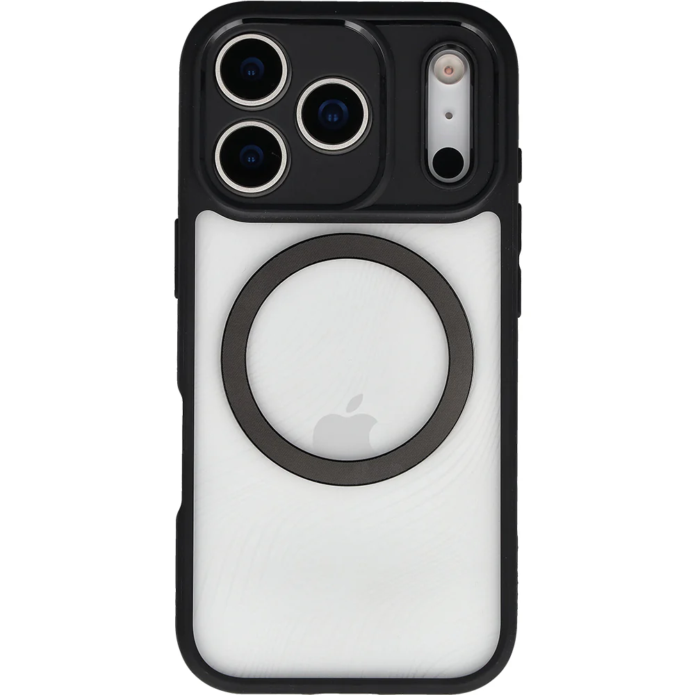 Handyhülle für iPhone 17 Pro, Dux Ducis Aimo Mag, Transparent mit schwarzen Rahmen - Image 2