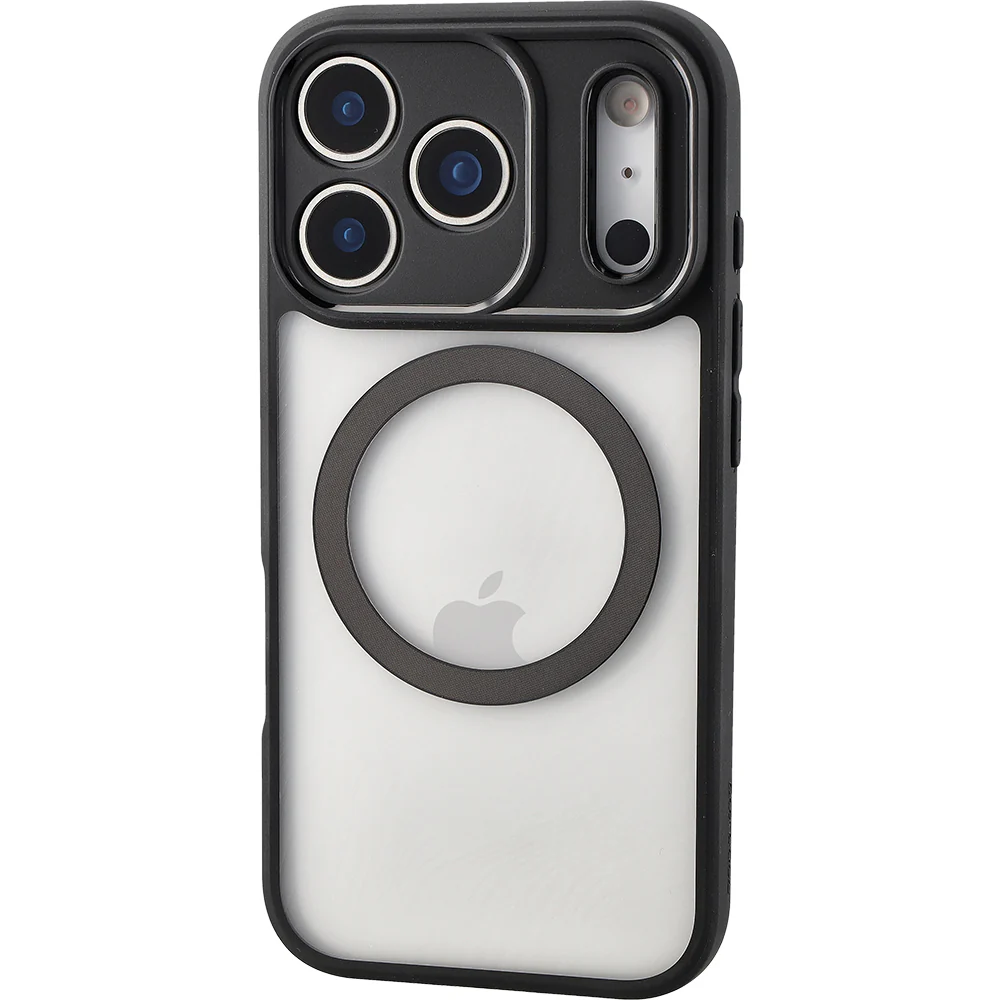 Handyhülle für iPhone 17 Pro, Dux Ducis Aimo Mag, Transparent mit schwarzen Rahmen - Image 3