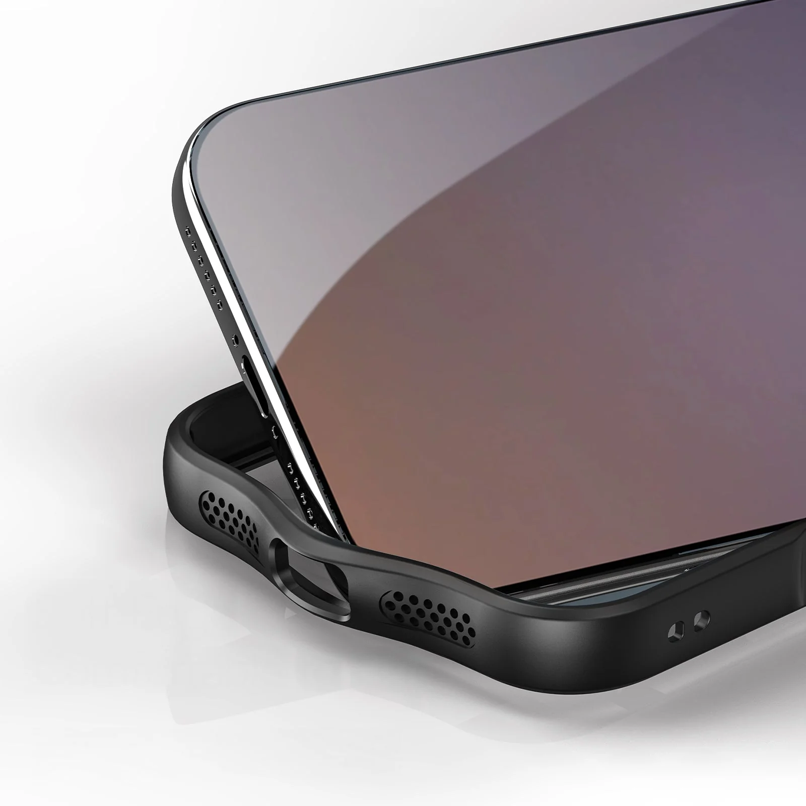 Handyhülle für iPhone 17 Pro, Dux Ducis Aimo, Transparent mit schwarzen Rahmen - Image 13