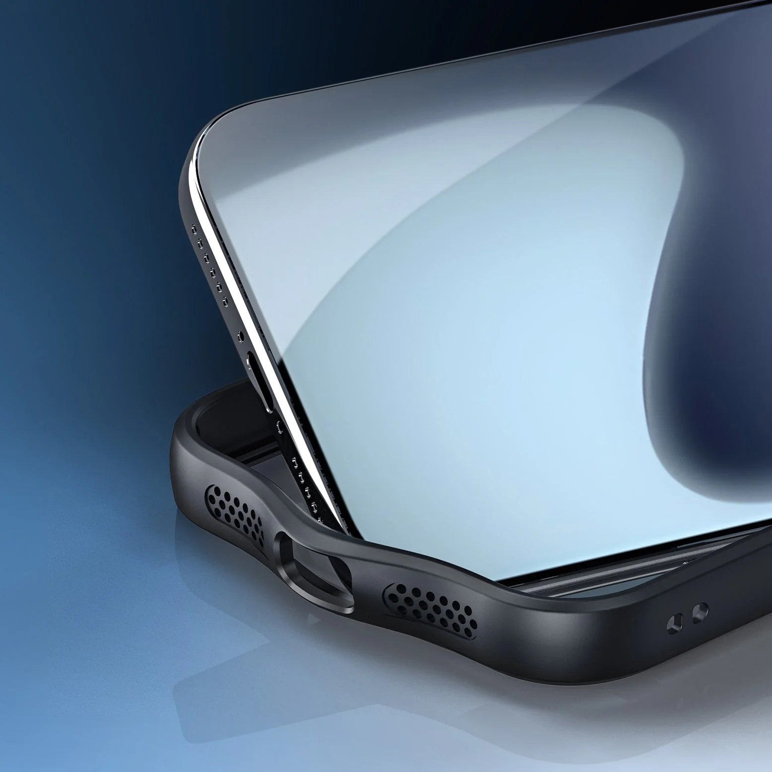 Handyhülle für iPhone 17 Pro, Dux Ducis Aimo, Transparent mit schwarzen Rahmen - Image 7
