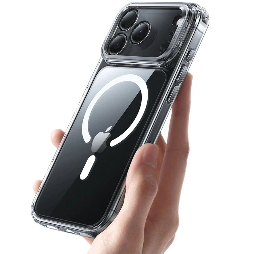 Handyhülle für iPhone 17 Pro, ESR Classic Hybrid Kickstand mit MagSafe, Transparent - Image 8