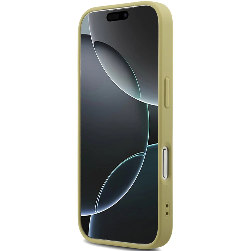 Handyhülle für iPhone 17 Pro, Guess Fixed Glitter Big 4G, Gold-Glitter - Image 5