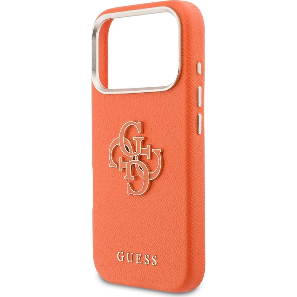 Handyhülle für iPhone 17 Pro, Guess FW Resin Logo, Orange - Image 6
