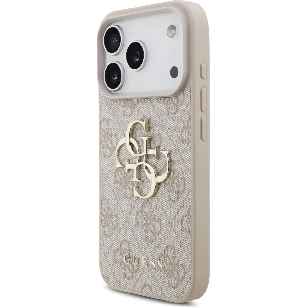 Handyhülle für iPhone 17 Pro, Guess Hardcase 4G Big Metal Logo, Rosa - Image 4