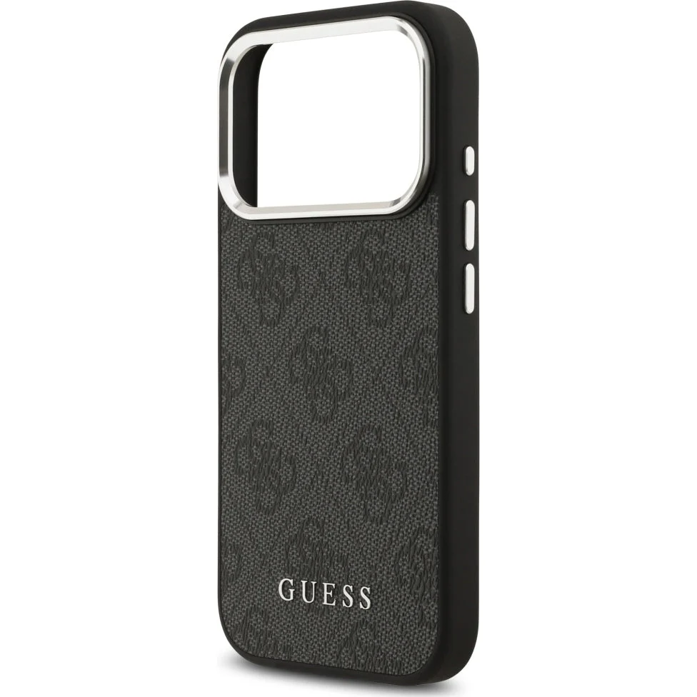 Handyhülle für iPhone 17 Pro, Guess Hardcase 4G Classic Logo MagSafe, Schwarz - Image 6